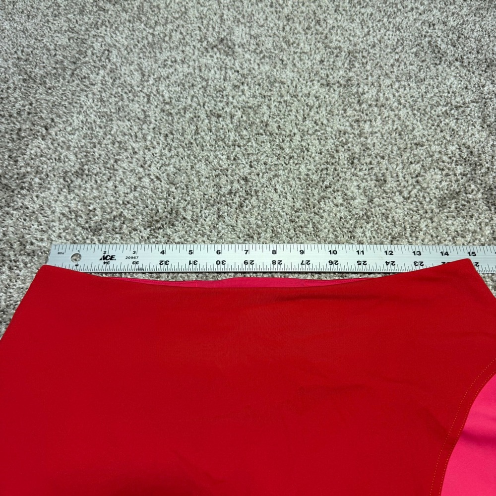 Lululemon Asymmetrical Layered High Rise Tennis Skirt 8 Red Pink W8AIRS Active - Picture 11 of 12